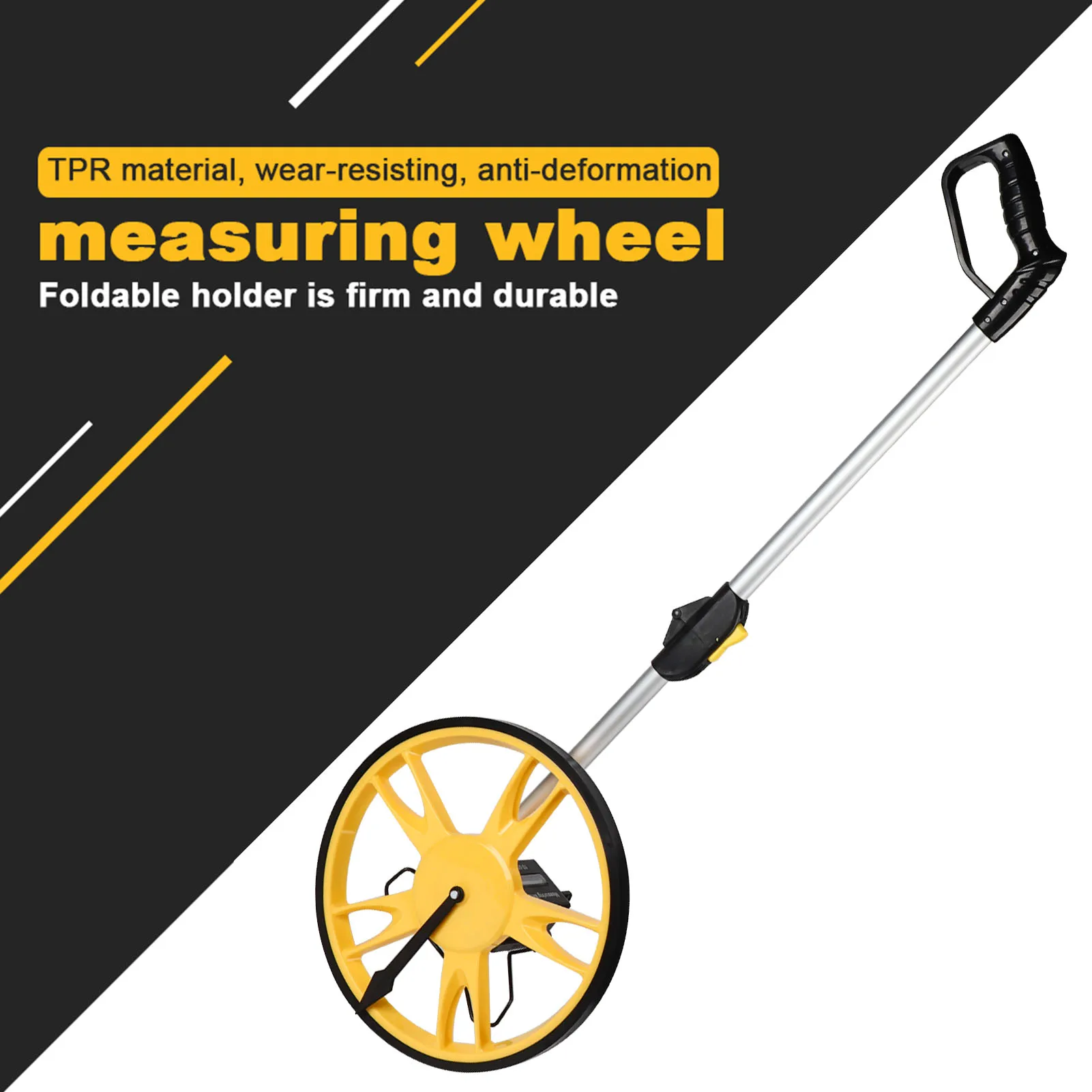 Foldable Distance Wheel Measure Foldable Mechanical Distance Measuring ...