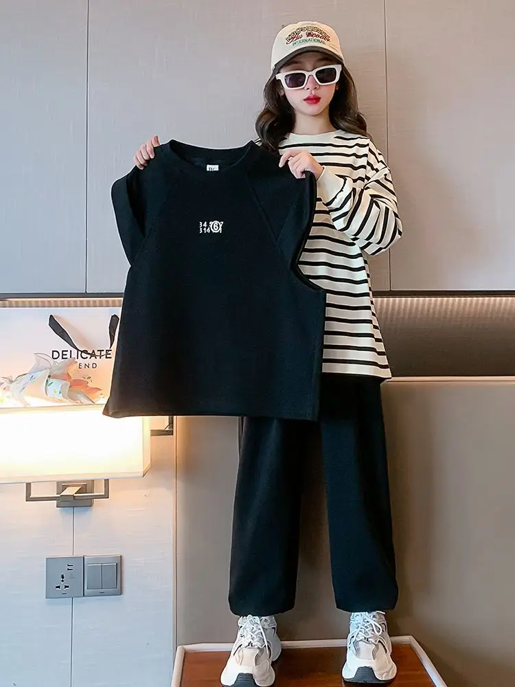 Girls' 3-Piece Casual Sports Set 3