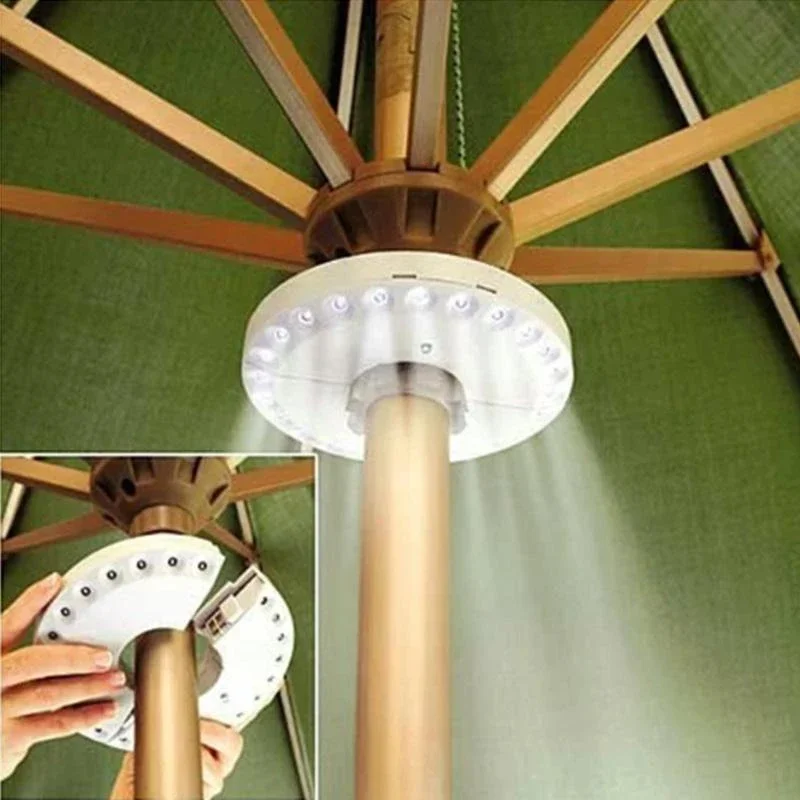Patio Umbrella Lights 1PC Led Super Bright Patio LED Umbrella Light Outdoor Portable Camping Tent Light Lamp Hook Garden Lantern