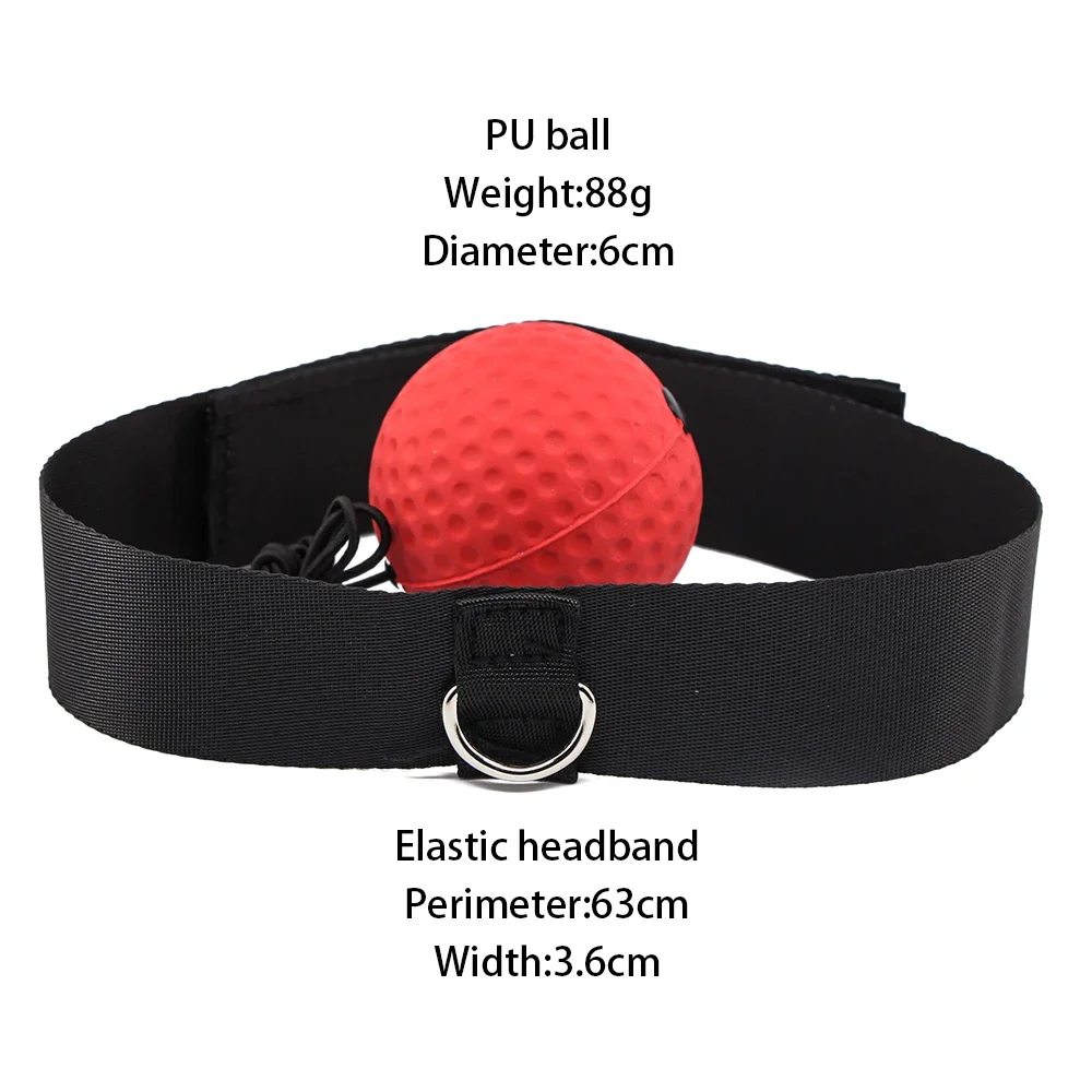 Boxing Reflex Ball Set 3 Difficulty Level Boxing Balls with Adjustable Headband for Punching Speed Reaction Agility Training