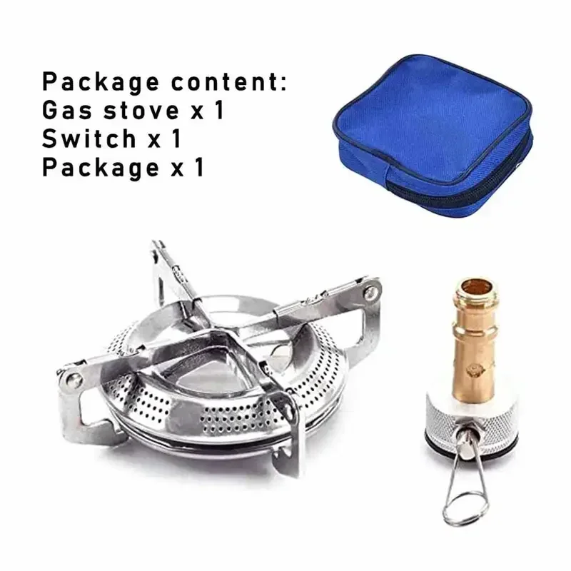 Windproof Camping Gas Stove Portable Foldable Backpack Electronic Stove Head for Outdoor Cooking Picnic Hiking Mountaineering Camping,camping gas stove,camping stove,gas stove