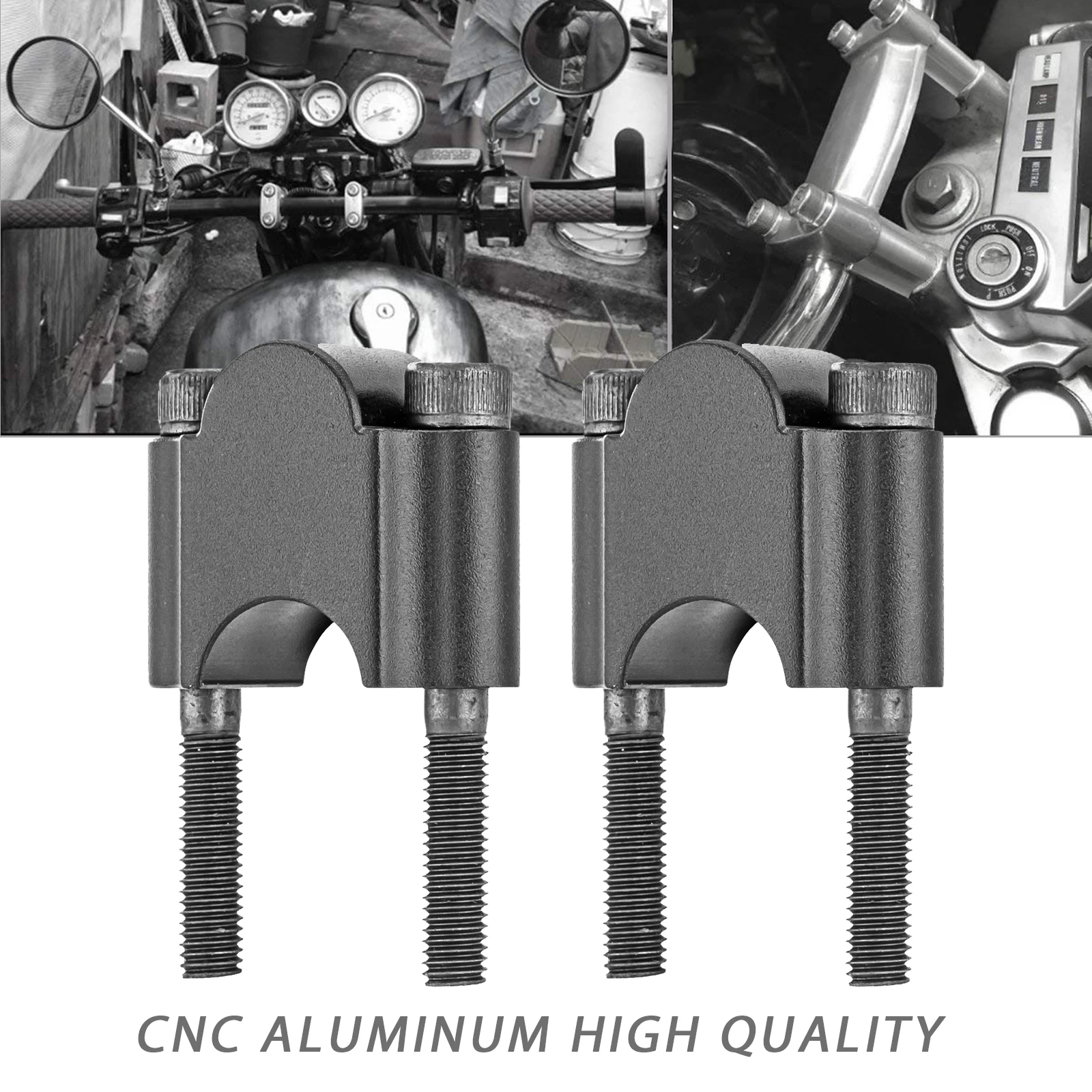 

Motorcycle Handlebar Riser Bar Mount Handle Clamp Universal 7/8 " 30mm Bar Clamps For Honda For BMW R1200gs For YAMAHA MT07 MT09