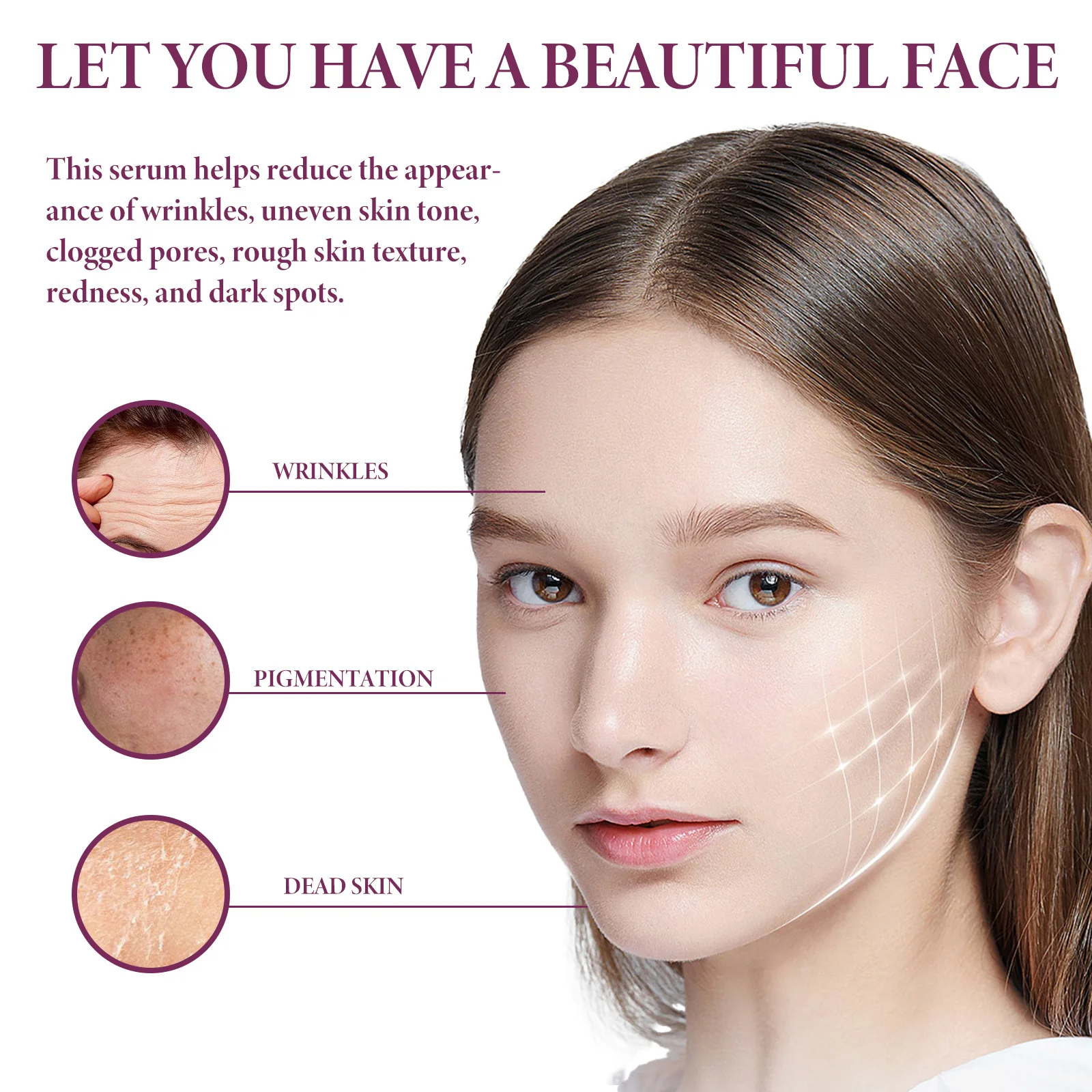 Glycolic Acid 10% Toning Solution Fade Fine Lines Firming Face Serum Improve Facial Dryness Redness Glycolic Acid Repair Essence 4