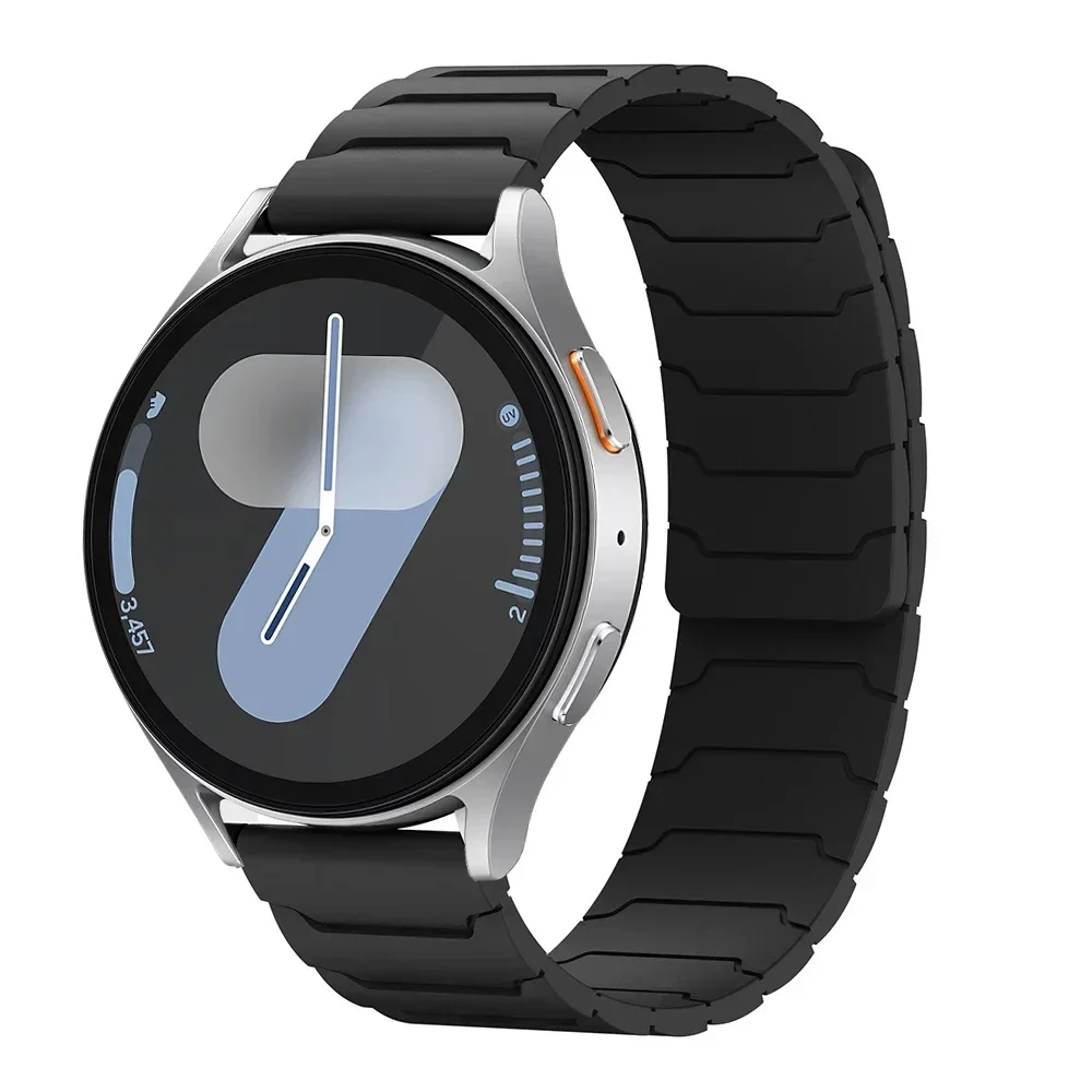 Magnetic Silicone Ultimate Watch Strap Bracelet, 22mm/20mm
