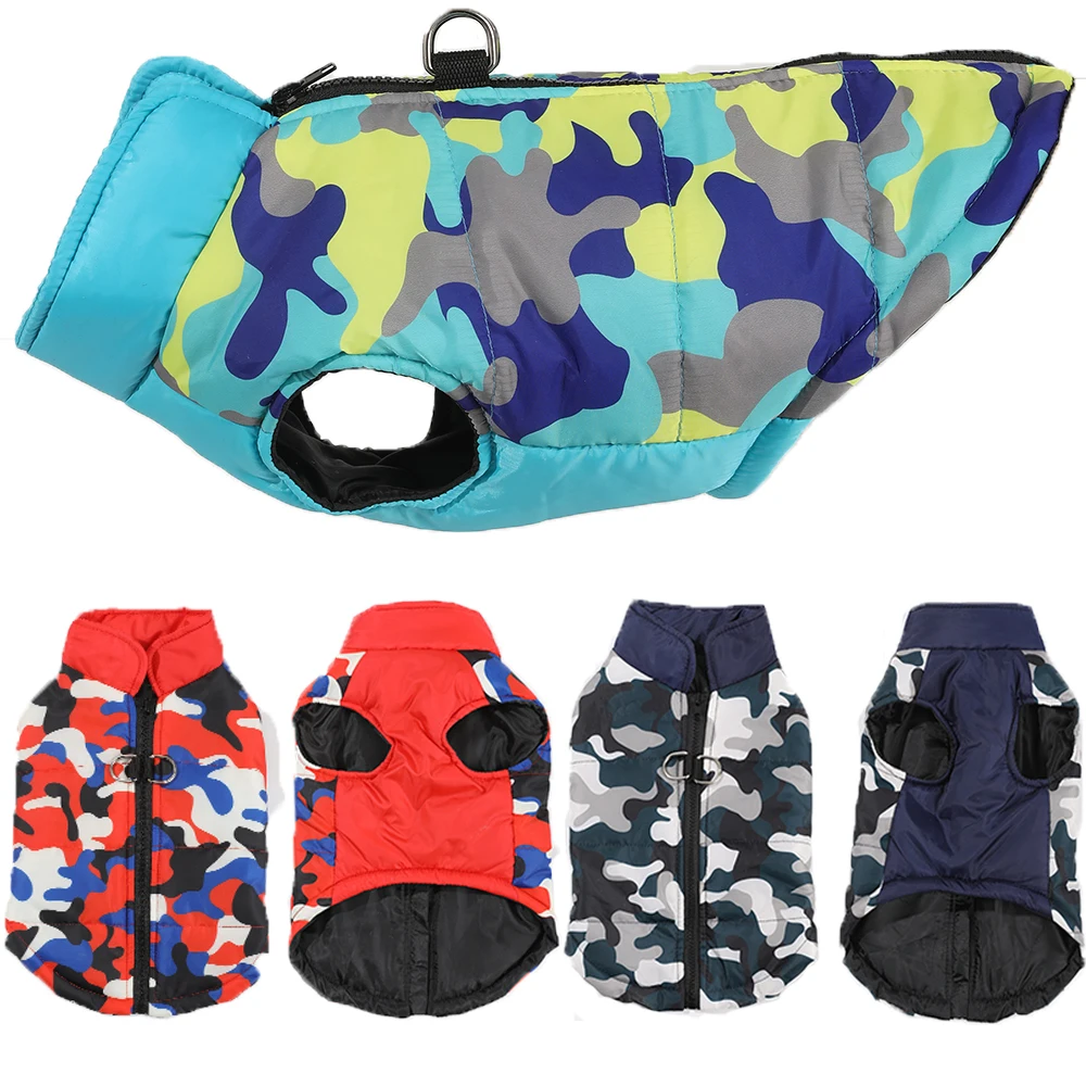 Veste d'Hiver Chien Imperméable Camouflage - 2025 - Doglovedesign : Vêtement et accessoires pour chiens