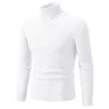 New Trend Men's High Neck Sweater  Pullover Knitted Warm Casual Turtleneck Sweatwear  Men Clothing 5