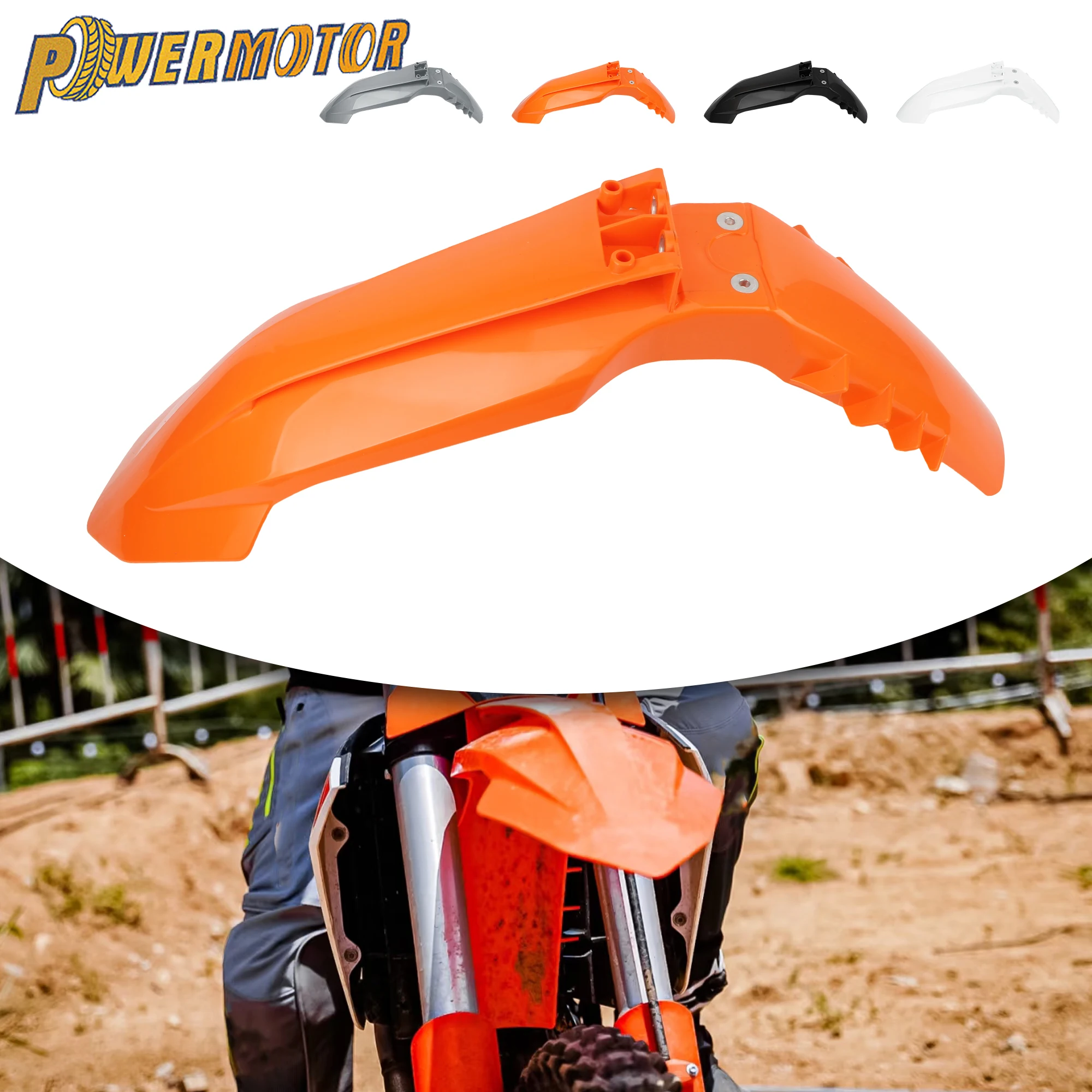 Motocross Front Fender for Enduro DirtBike Off-Road Racing - Durable Mudguard Replacement Parts