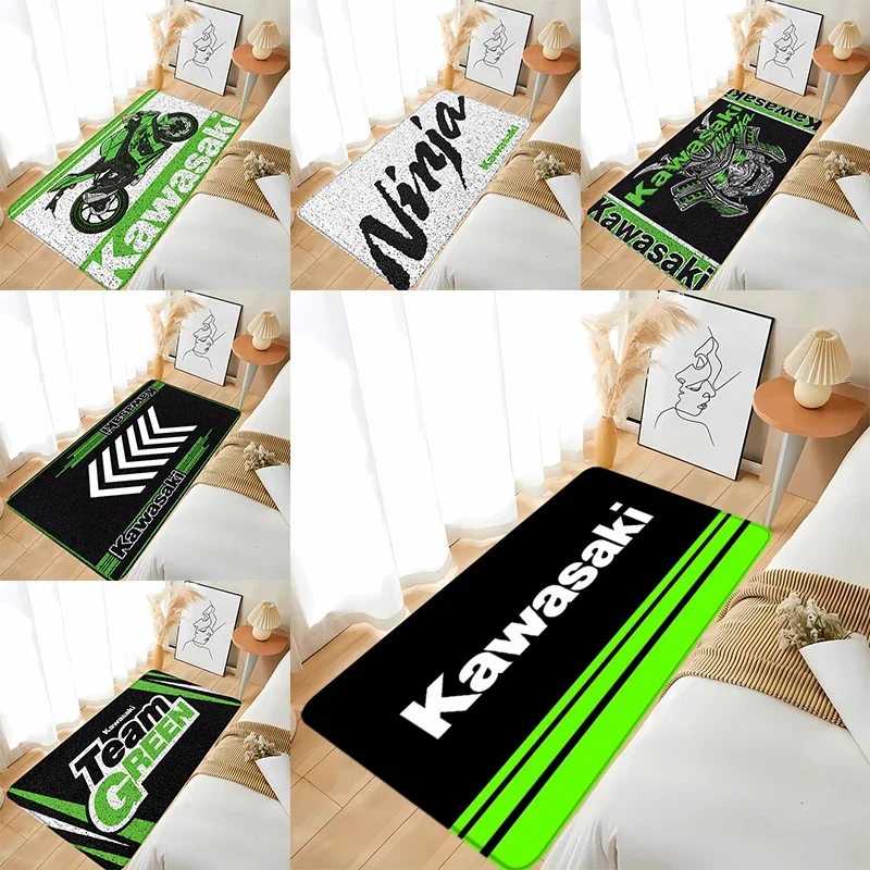 Kawasaki-Polymères de porte, tapis de salon, tapis de cuisine, tapis de prière, tapis d\'entrée, tapis personnalisés, pieds de bain à domicile,