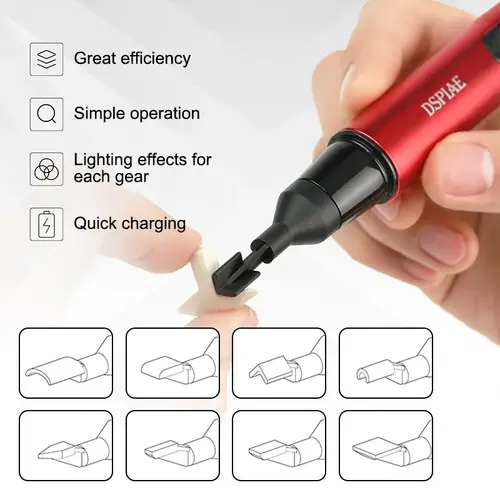 DSPIAE ES-A DIY Reciprocating Sander Electric Grinding Pen Plastic Model Sanding Heads Sandpaper Military Craft Tools - Image 6