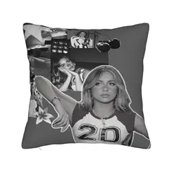 Decorative Pillowcase Featuring Pop Singer Tate McRae - Square Style Multi - Size - 300*300mm (18)