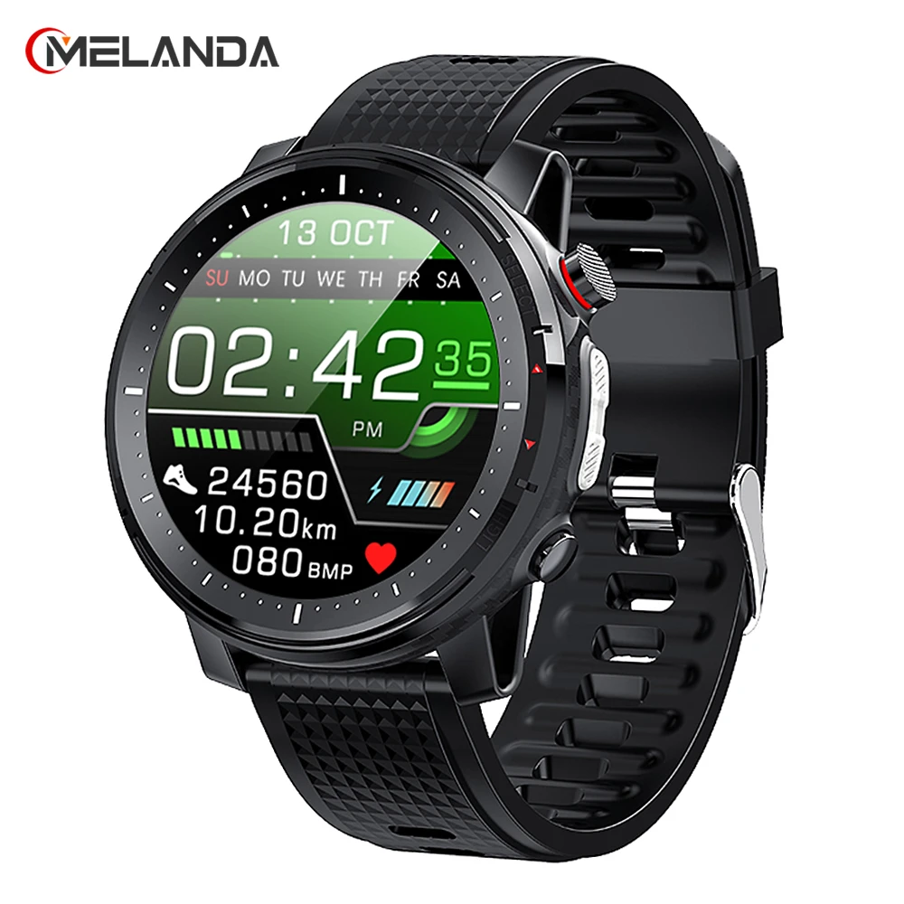 Melanda 2021 Full Touch Smart Watch Men Sports Clock Ip68 Waterproof Heart  Rate Monitor Smartwatch For Ios Android Phone Md15 - Smart Watches -  AliExpress