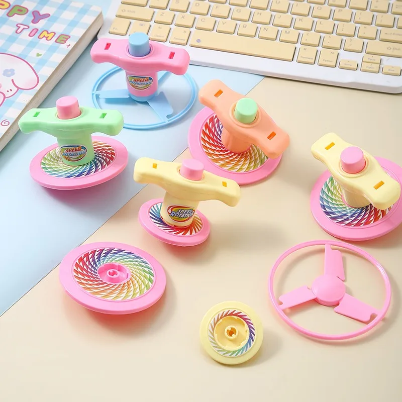 1pcs Mini Spinning Top Torsion Gyro Toys Kids Birthday Party Favors Christmas Gift Pinata Filler Classroom Rewards Prize