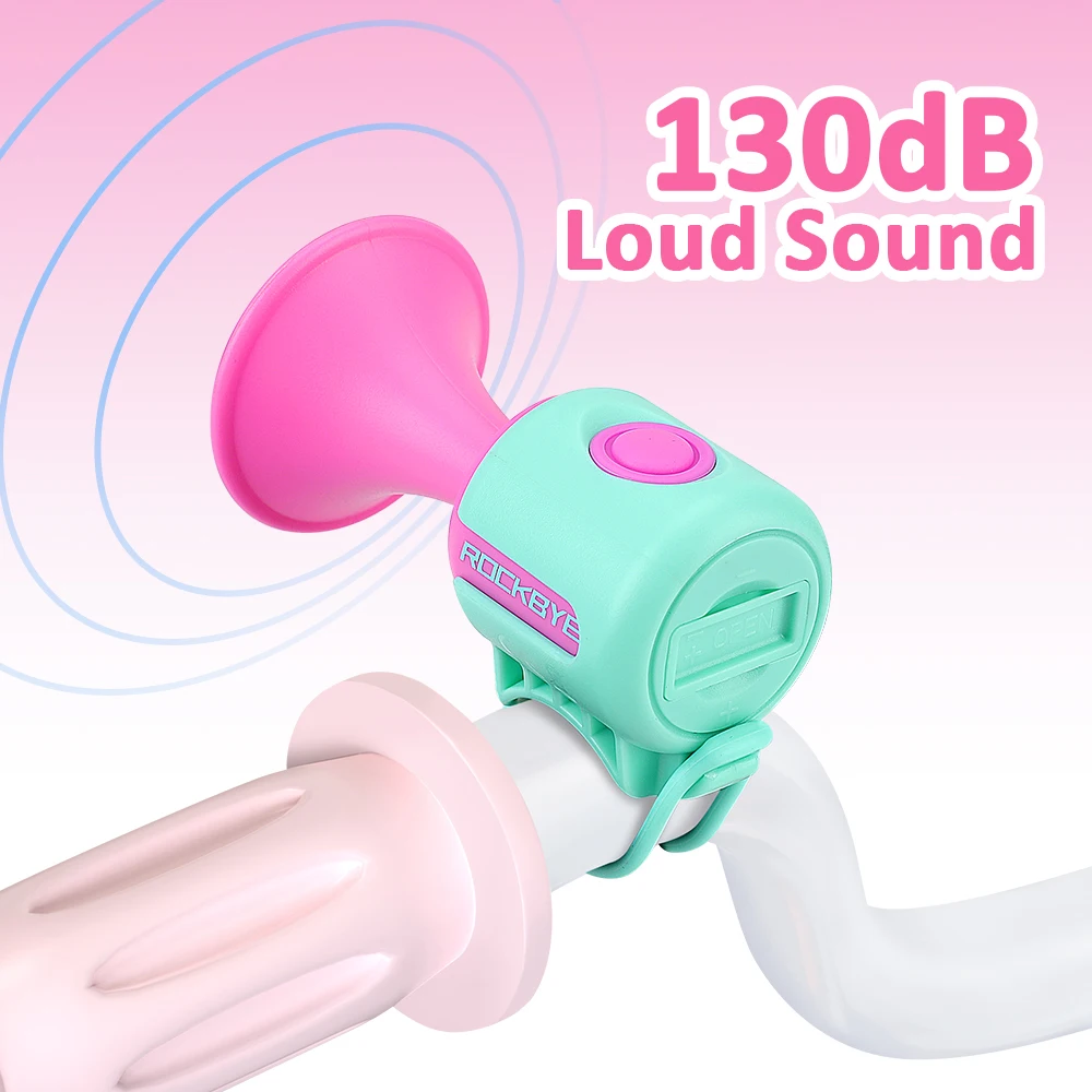 Kinder Fahrräder Laute Glocke Kinder Roller Glocke 130dB Fahrrad Sicherheit Warnung Horn Fahrrad Lenker Glocke Ring Kinder Radfahren Zubehör – Detail 3