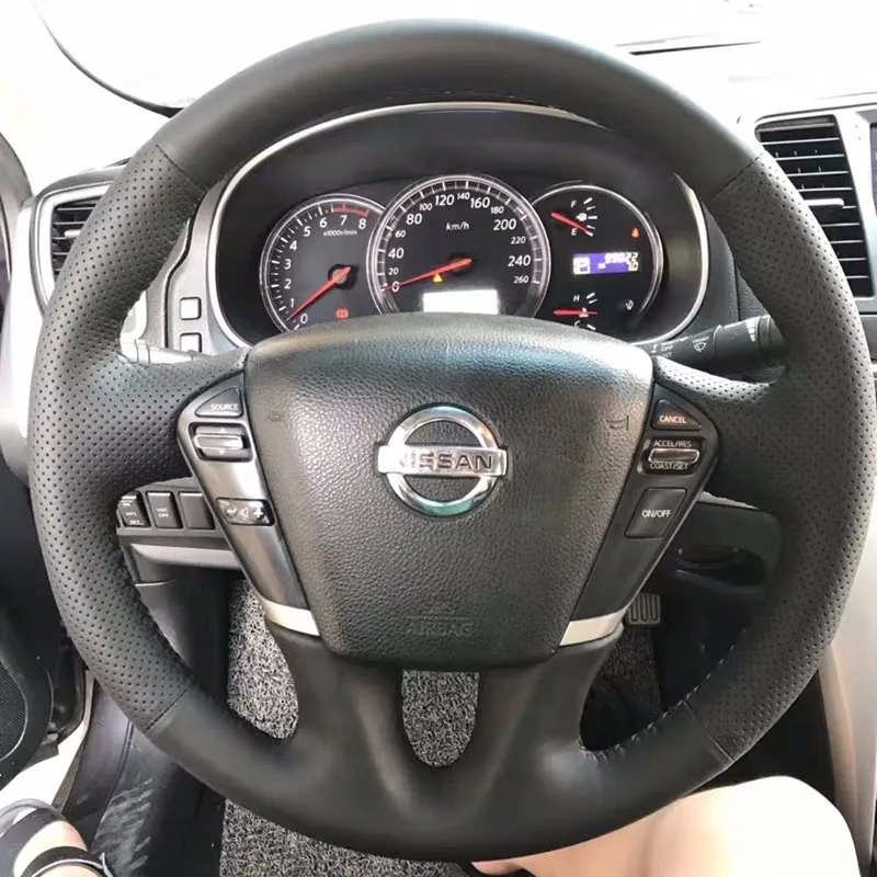 

Чехол на руль для Nissan TEANA 2004-2018, Выполненный вручную из кожи персикового дерева