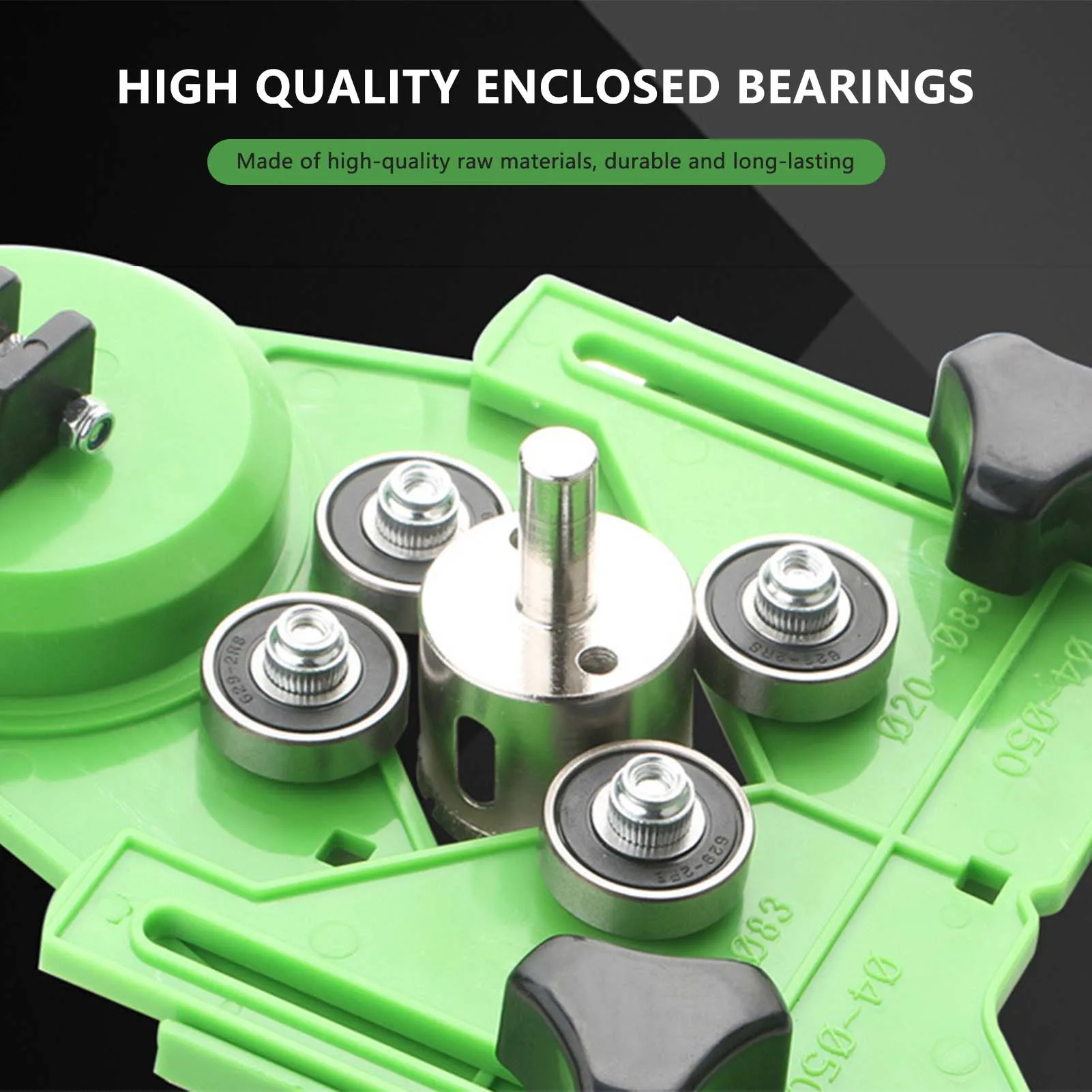 Manual Tool Combination Glass Positioner Hole Drilling Fixator Ceramic Tile Glass Marble Hole Drilling Positioner Tile Trimmer