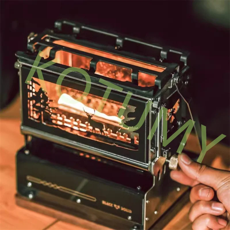 Portable Kerosene Lamp Observation Furnace 304 Stainless Steel Mini Desktop Oil Lamp Stove Viewing Camping Kerosene Stove
