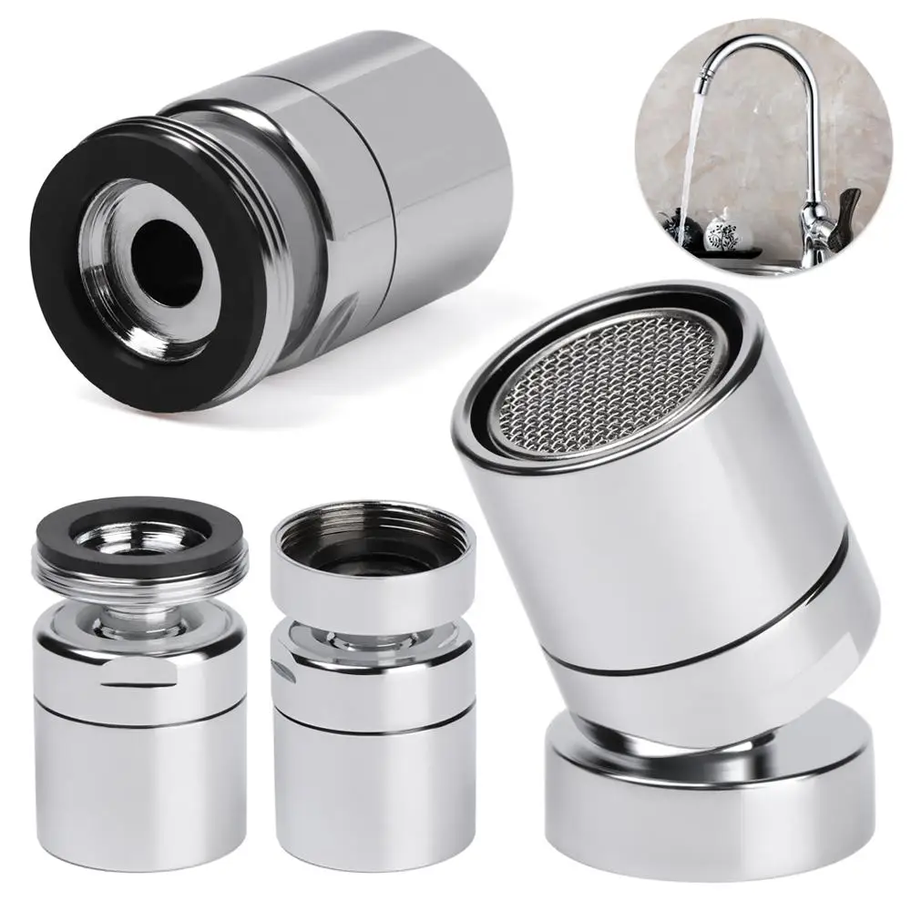 

1 Pc Water Faucet Aerator Brass Water Saving Tap Sprayer Sink Aerator 360-Degree Swivel Tap Nozzle Home Hardware Accessories