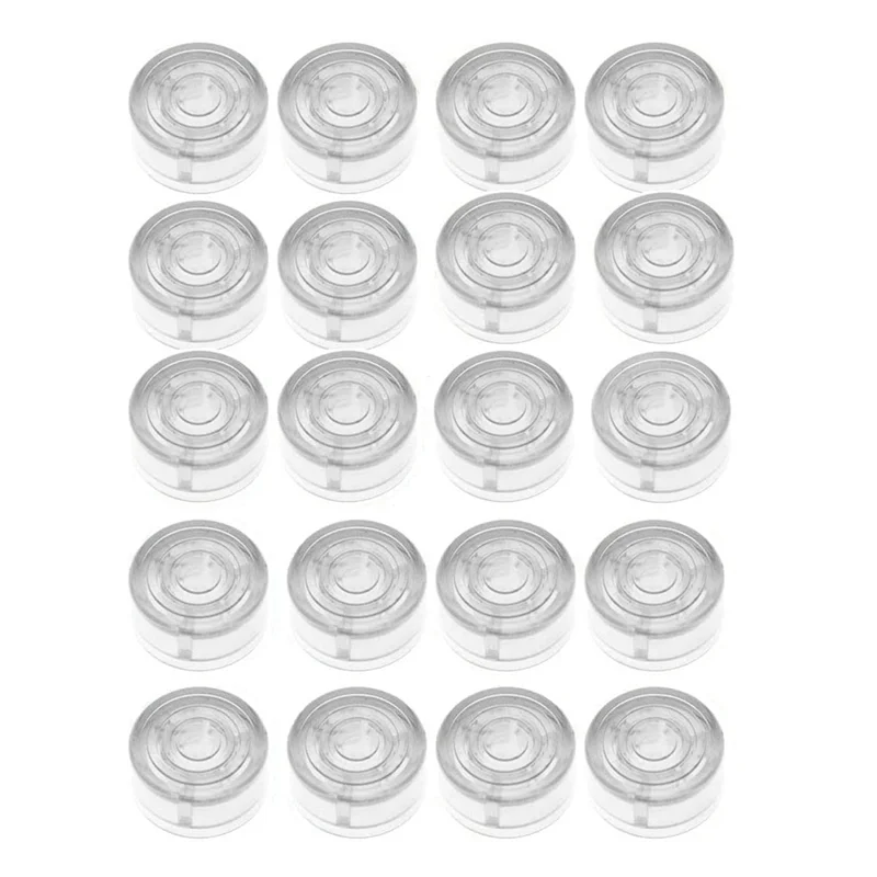 Guitar Pedal Protection Cap 20PCS/Set Guitar Effect Pedal Footswitch Toppers Foot Nail Cap Protection Cap for Guitar Effect Pedal Protection