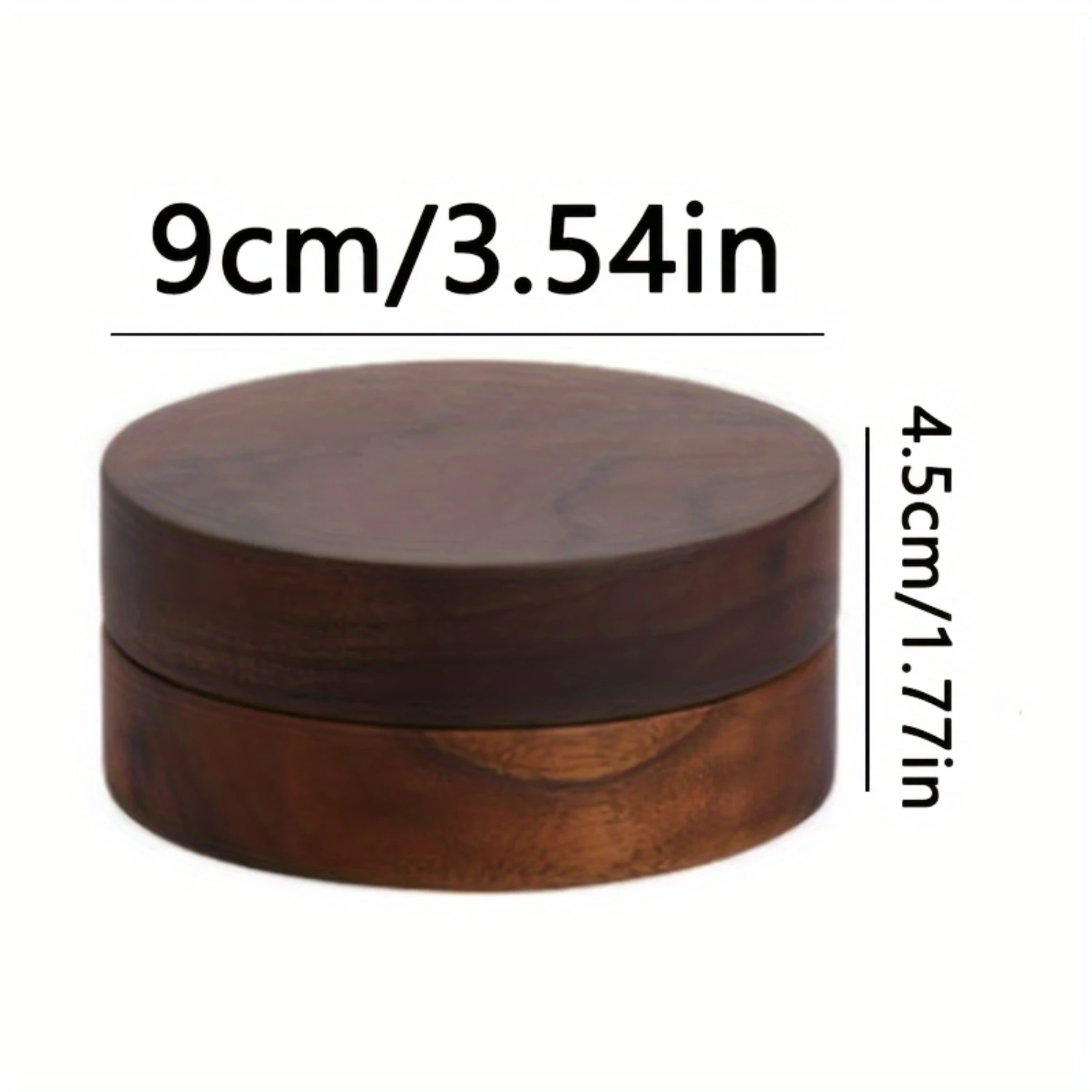Walnut Wood Ashtray with Lid-Vintage Style, Anti-Fly Design for Office, Hotel Use Weed smoking accessories Cigar ashtray