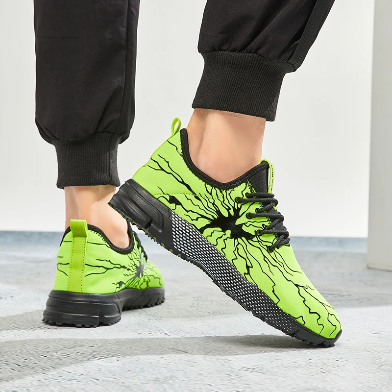 Modern Men's Breathable Mesh Casual Shoes Lightweight Non-slip_voghion.com