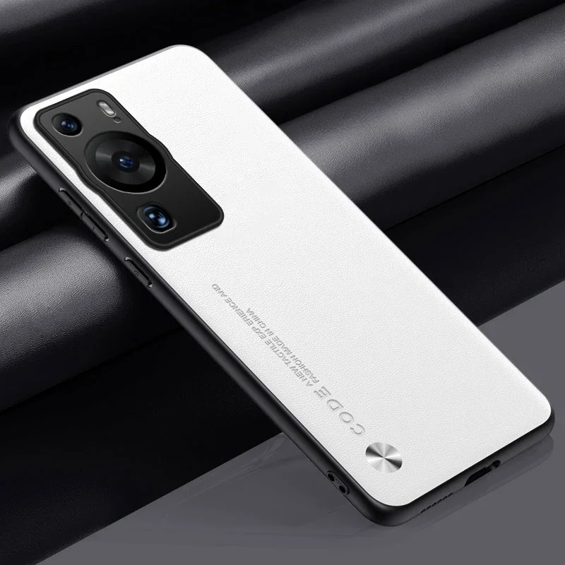 Luxury PU Leather Matte Silicone Full Protection Phone Case