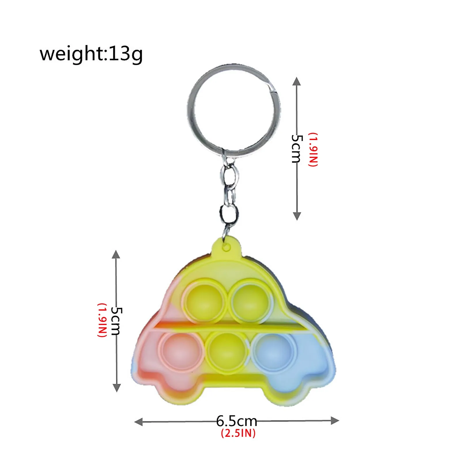 mochis squishy toys Cheap Mini Push Bubble Sensory Fidget Toys Keychain Simple Dimple Squishy Anti Stress Reliever For Adult Kids Popeit Fidget Toy squeezy toys Squeeze Toys