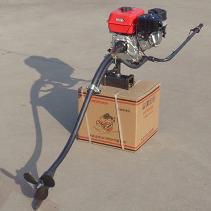 4 Stroke 7.5HP Outboard Motor Fishing Boat Gasoline Engine Motor With Wind Cooling System,212CC Boat Motor For 9.84-19.69 Ft Inflatable Boats