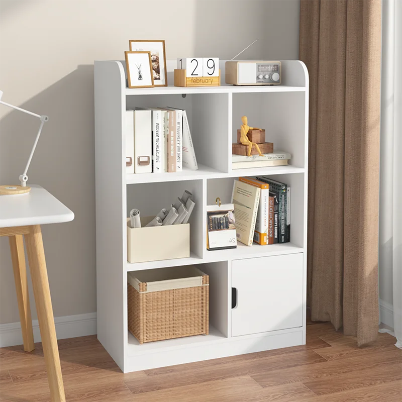 Kids Bookcase,Bookshelf with 6 Compartments,Freestanding Shelves and Cube Organizer,for Bedroom Living Room Office Closet School 2