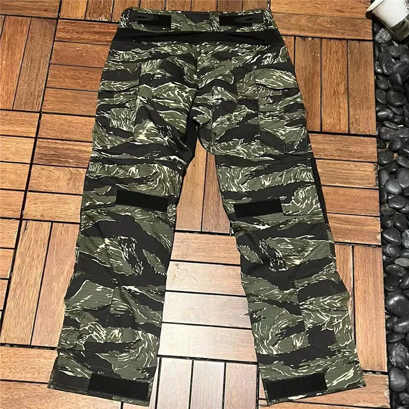 Combat Pants Jungle Tiger Spot Desert Night Camo G3 Tactical Trousers Frog Suit JWD Silver Tiger Spot Tear Resistance Single Pants