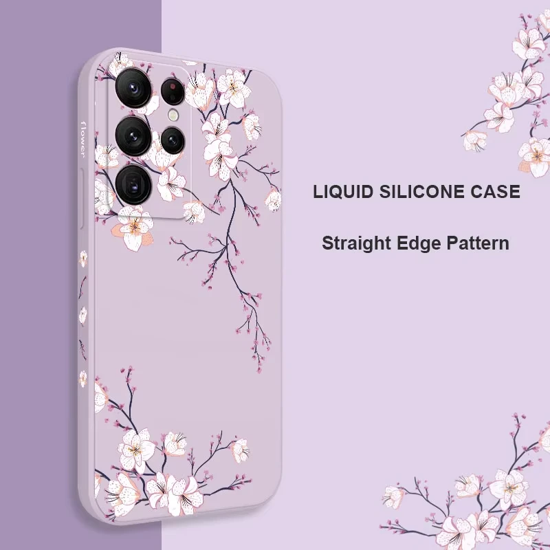 Plum Blossom Design Protective Phone Case Cover