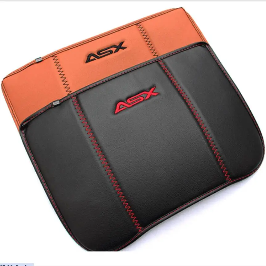 Car Armrest Cover Cotochsun Interior Back Protection Anti-Kick Pad for Mitsubishi ASX 2013 -