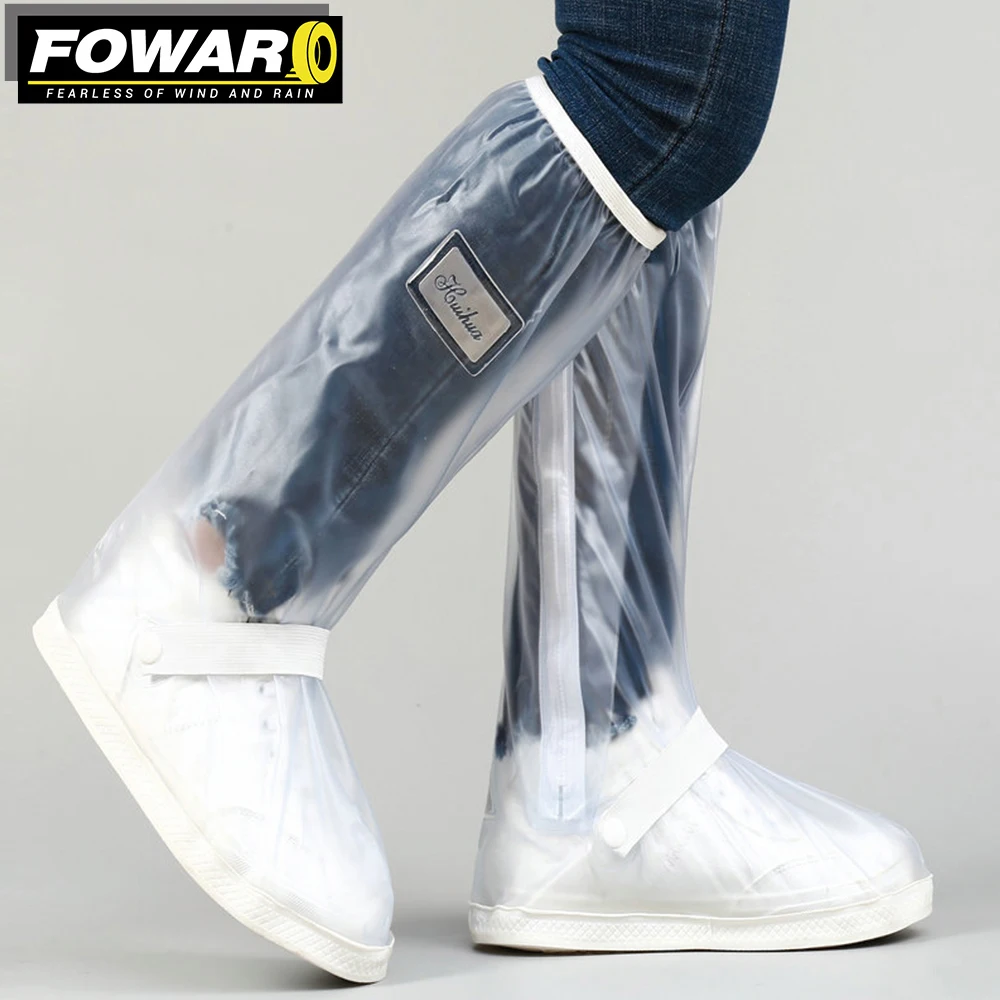 Biker Rain Boot Motorcycle Waterproof Shoes And Rainy Days Breathable And Comfortable Rain Snow Non-Slip Portable folding Type motorcycle rain boots