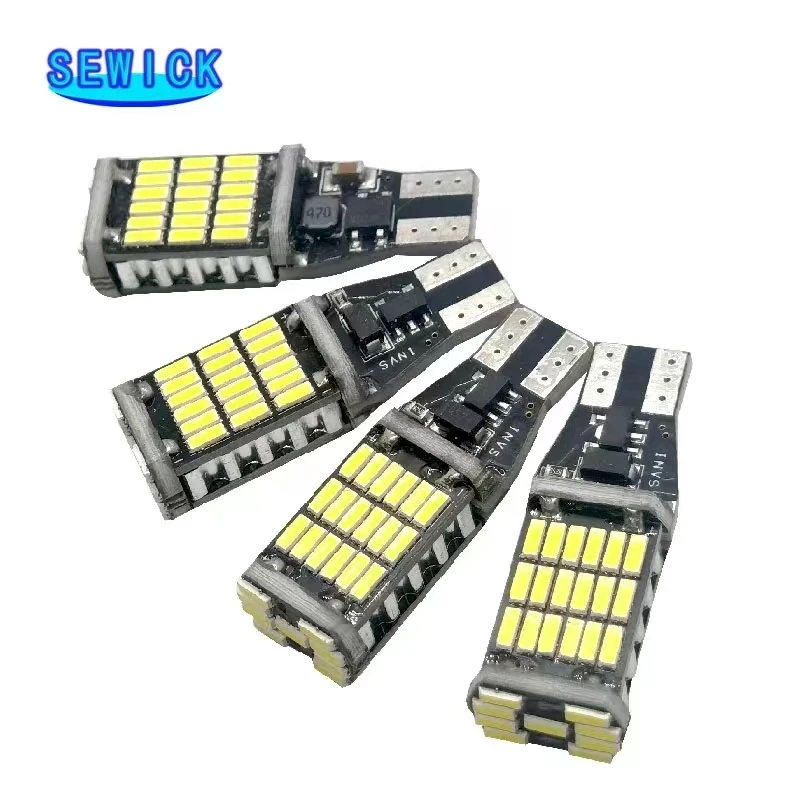 ڵ LED , ſ  ĵ LED ȣ,  , DC12 V, 24V,   Ĺ , T15, W16W, 4014, 45SMD, W5W, 100 