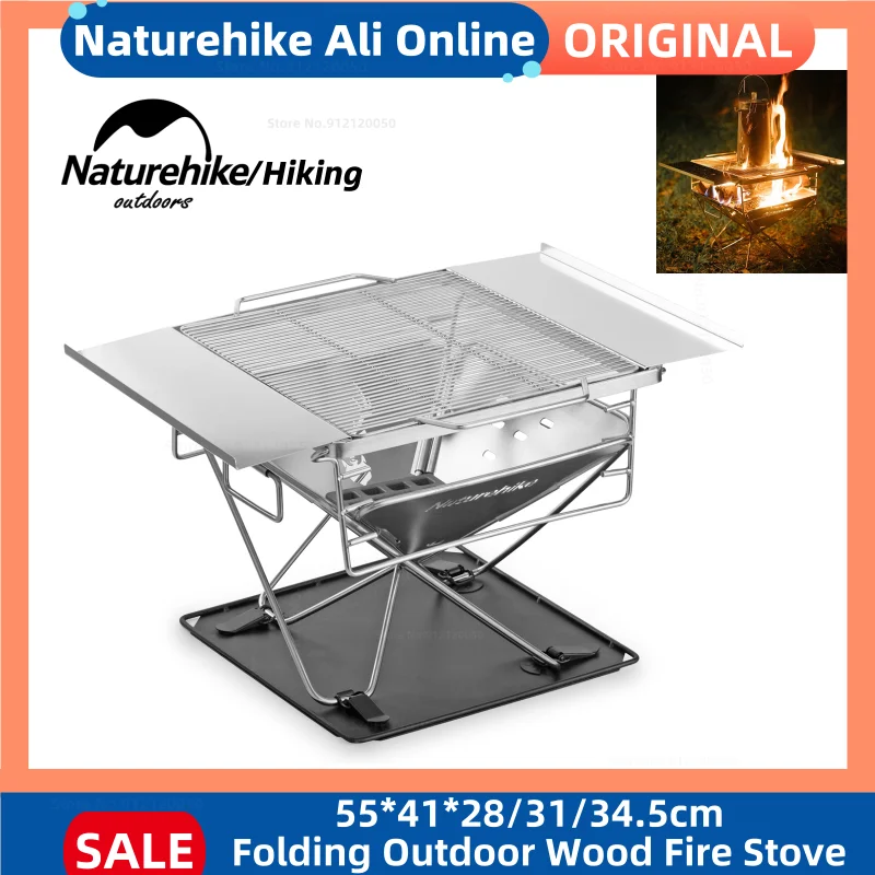 Naturehike Folding Outdoor Wood Fire Stove Fire Station Camping