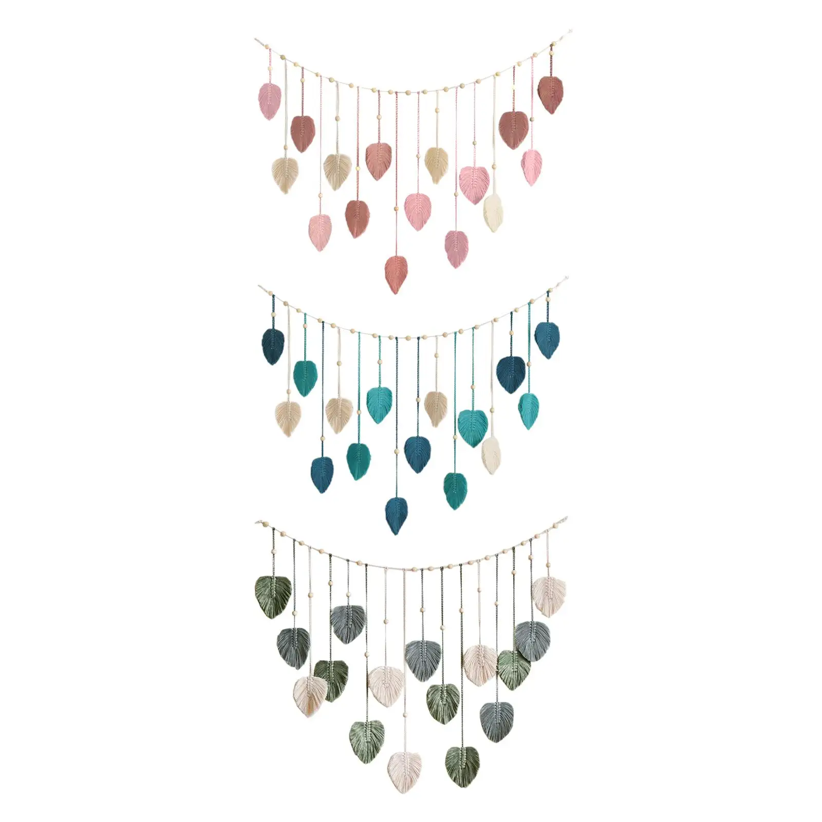 

Macrame Wall Hanging Boho Rope Pendant Woven Tapestry Wall Art Decor for Nursery