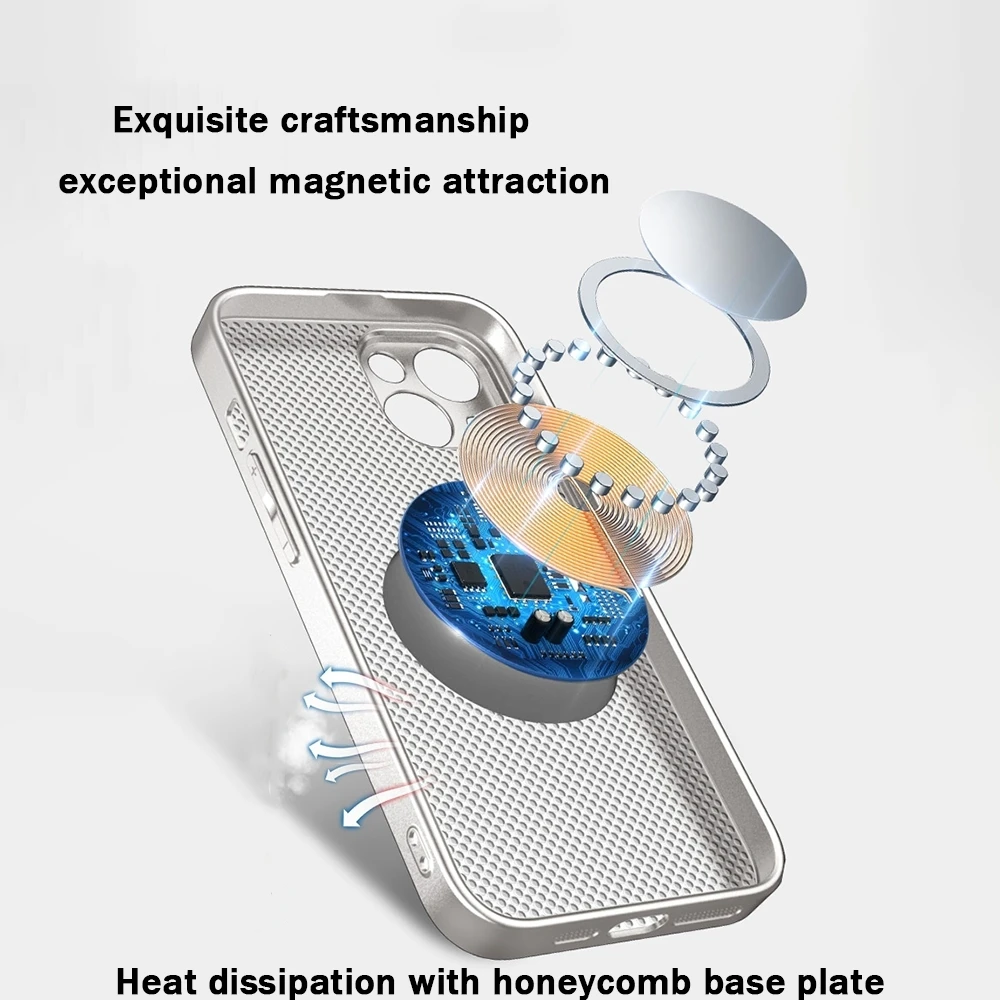 Blythe Cute Doll Fashion Pattern High-End Luxury Magsafe Sheepskin Phone Case