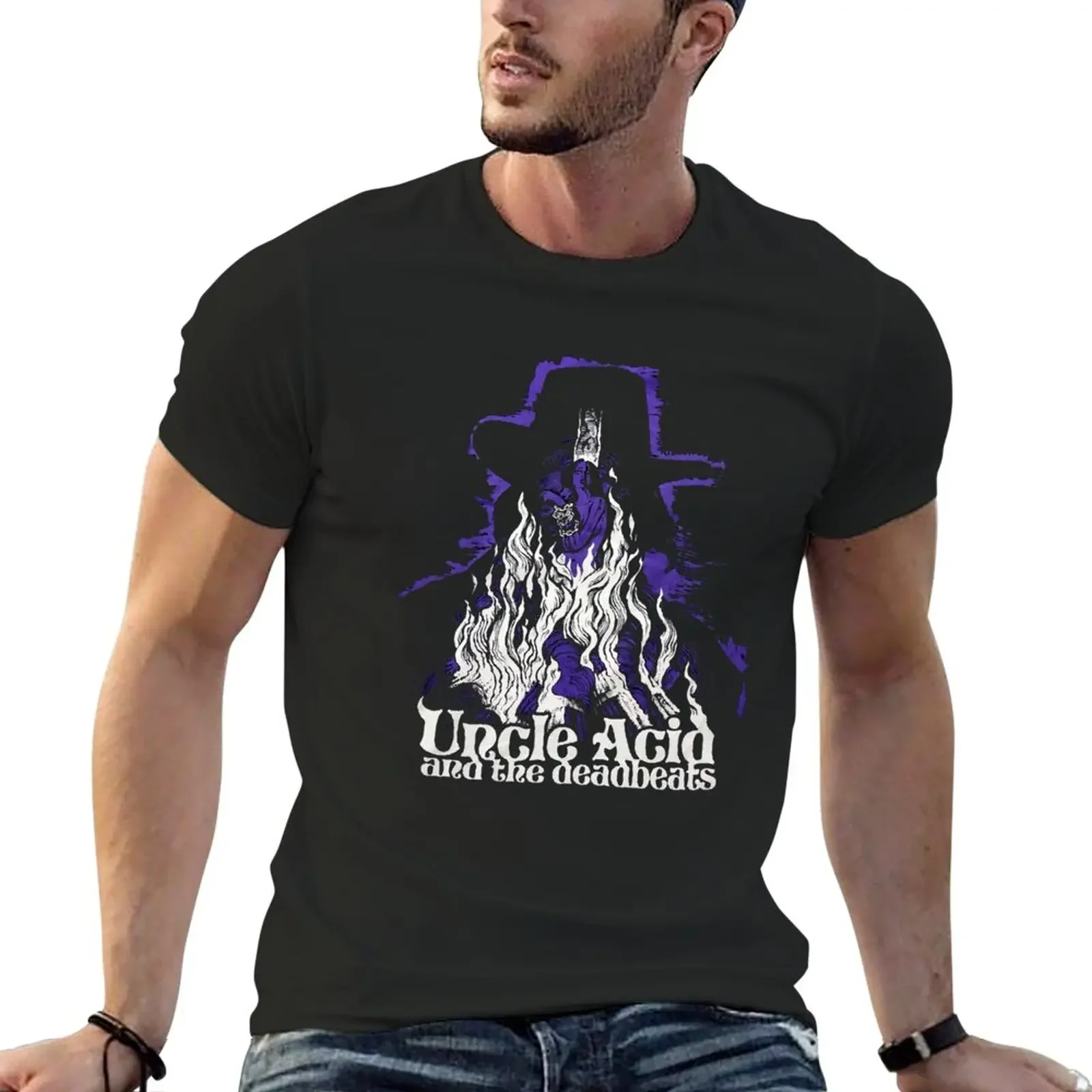

Cid Hat T-Shirt summer top boys animal print korean fashion Men's t-shirt