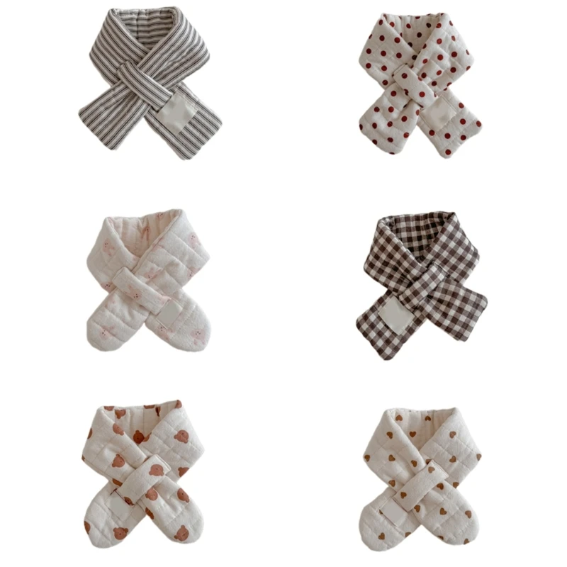Autumn Winter Kids Scarf Fashionable Neck Scarf Neckerchief for Boys Girls
