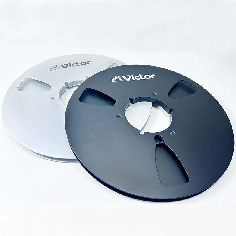 New! Victor Audio Accessories 1O"Empty Metallic Reel Opening Machine Parts Reel-To-Reel Recorders Accessory