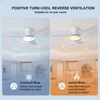 Bedroom fan light, ceiling fan light, high wind power ceiling, dining room, living room, household integrated ceiling, electric 3