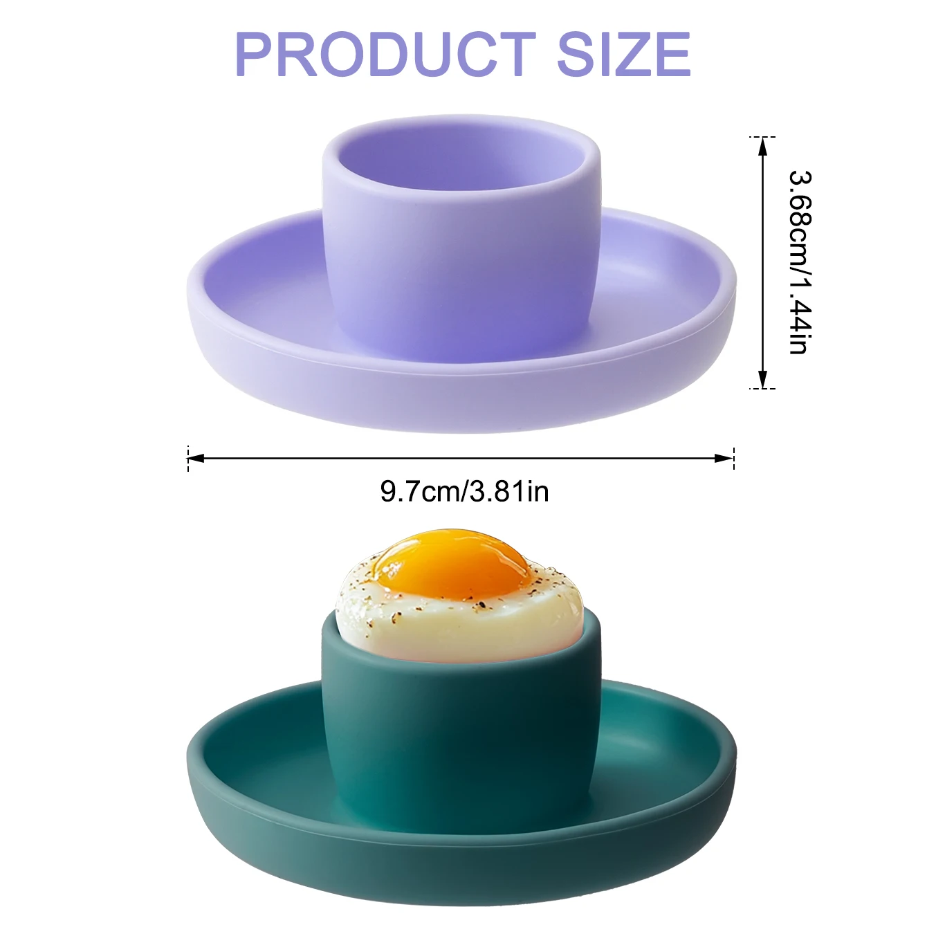 1PC Food Grade Silicone Baby Egg Holder & Boiled Egg Tray - Portable Toddler Tableware Non-Slip Weaning Training Cup Baby Stuff 5