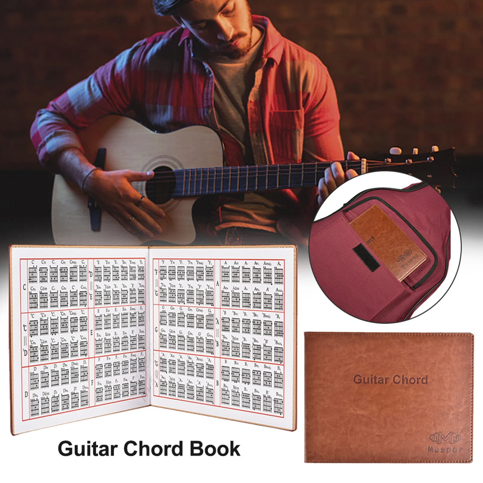 6-String Guitar Chord Book in Paperback Format