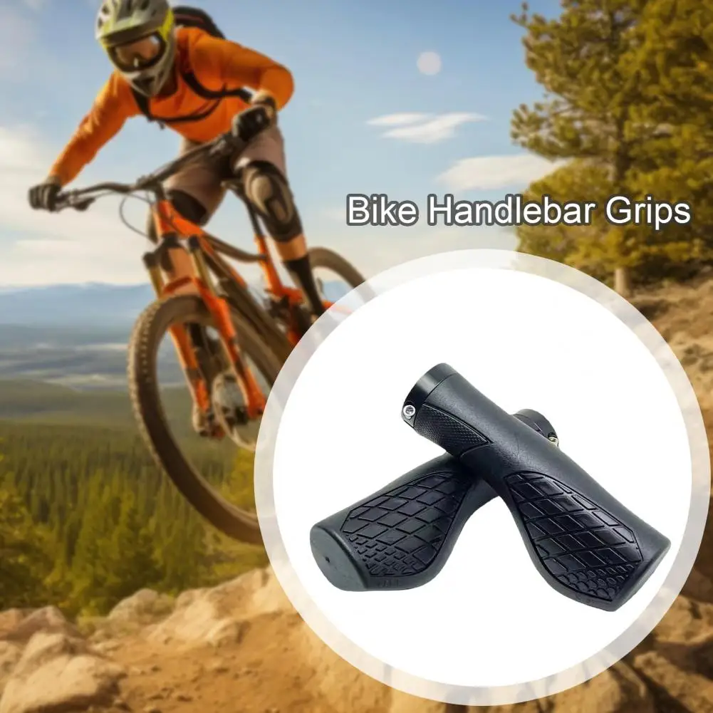 

Bike Handlebar Grips Shock-absorbing Non-slip Bicycle Handlebar Grips Lightweight Easy to Install 2 Pairs Included Bicycle Grips