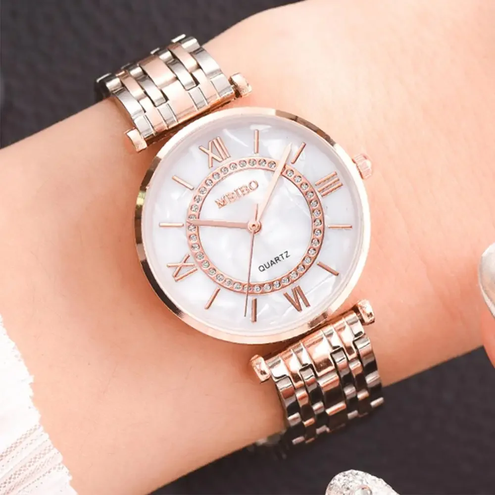 Women Watches Luxury Crystal Bracelet Watches Top Brand Fashion Diamond Ladies Quartz Watch Steel Female Wristwatch Montre Femme Relogio