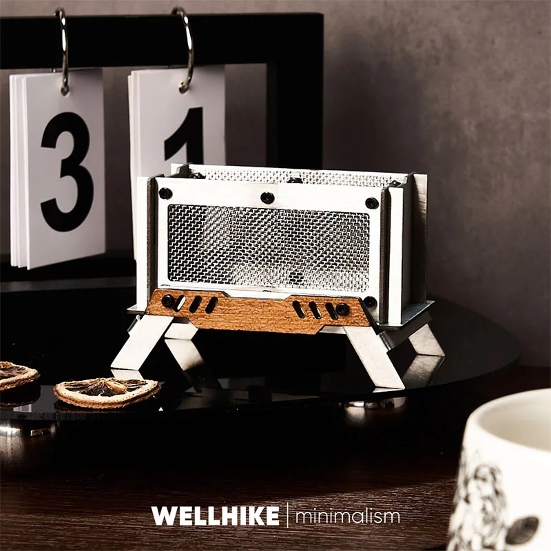 WELLHIKE Stainless Steel Mini Aromatherapy Stove Romantic Home Outdoor Creative Exquisite Ornament Portable Aromatherapy Stove