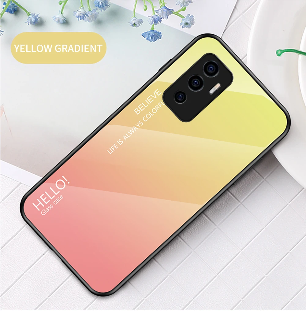 Capa de telemóvel em vidro temperado para vivo v23e v21 v20 pro_voghion.com