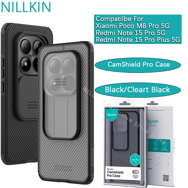 Nillkin Camshield Lens Sliding Cover Protective Phone Case Shell