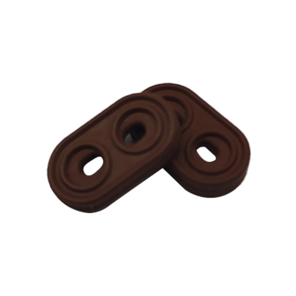 

100PCS Fuel Injector Viton Seals Rubber Seals Brown Plug ring Fuel Injector Repair Kits Size:11.6*6.6*2.3mm 22032