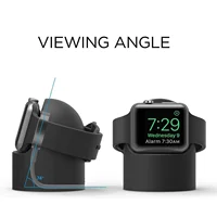 Support de chargeur pour Apple Watch série 11/10/9/8/7/6/5/4 SE3 Ultra 2 49mm 45mm/44mm 42mm 41mm 40mm 46mm, support en Silicone pour IWatch 3