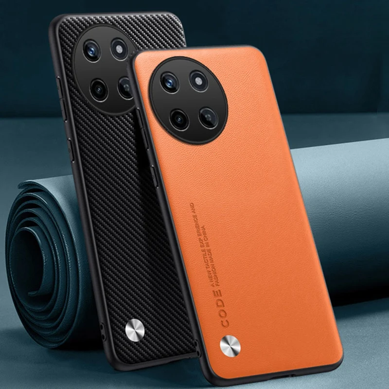 Luxury PU Leather Matte Shockproof Phone Case - Full Protection Cover
